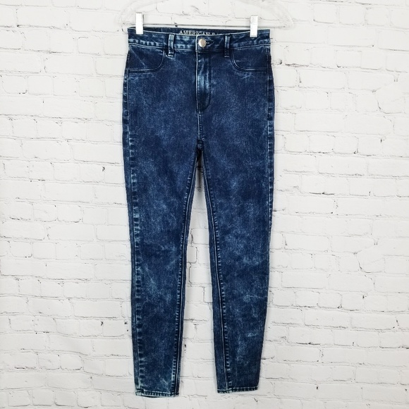 American Eagle Outfitters Denim - ♡ AEO|Acid Wash Sky-High Jeggings size 2.